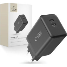 Tech-Protect Ładowarka Tech-Protect Ładowarka sieciowa Tech-Protect NC45W-GAN 2xUSB-C Network Charger PD45W Black