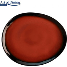 Keraminės ovalios lėkštės 4 dalių 28cm VULCANO HR-LH-VFO284 HEINNER