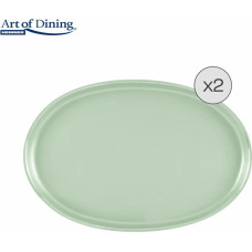 Keraminiai serviravimo padėklai 2 dalių 30x20cm YVONNE HR-WDF-Y302 HEINNER