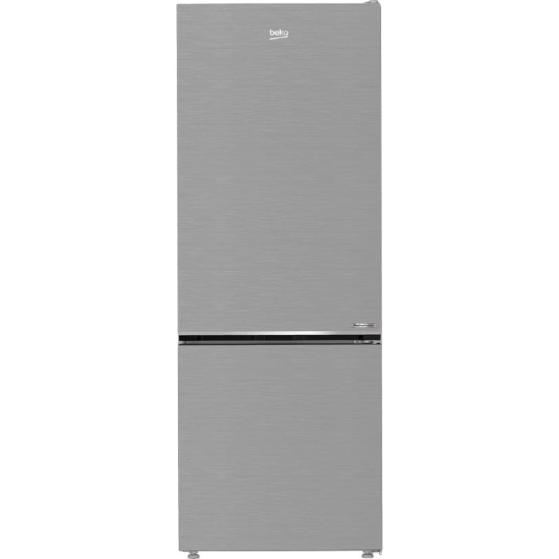 Beko Refrigerator | B3RCNE564HXB | Energy efficiency class E | Free standing | Combi | Height 192 cm | No Frost system | Fridge net capacity 340 L | Freezer net capacity 150 L | Display | 39 dB | Stainless steel