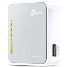 Tp-Link TL-MR3020 belaidis mar&scaron;rutizatorius Greitas eternetas Viena juosta (2,4 GHz) 4G Sidabras, Balta
