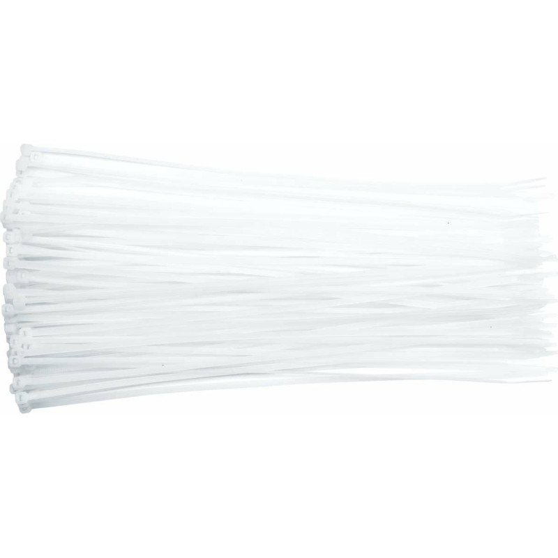 Vorel OPASKA PLASTIKOWA BIAŁA 150 * 2,5 /100szt   73883