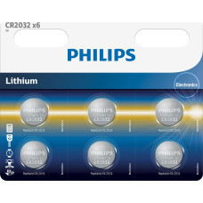 Philips Minicells Sagos formos elementas CR2032P6/01B