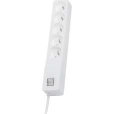 Lestar Power strip Lestar ZX 510 overvoltage 5 sockets 1.5 m white