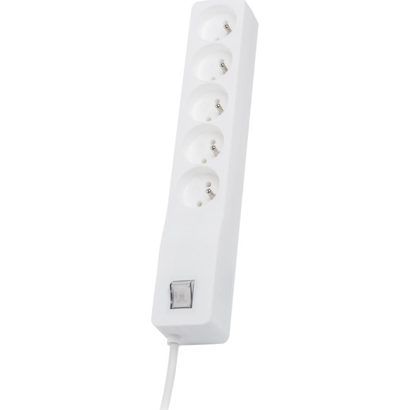 Lestar Power strip Lestar ZX 510 overvoltage 5 sockets 1.5 m white
