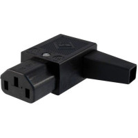 Premiumcord Power cable PremiumCord 230V IEC C13 cable connector, female, angular (cs220/f90)