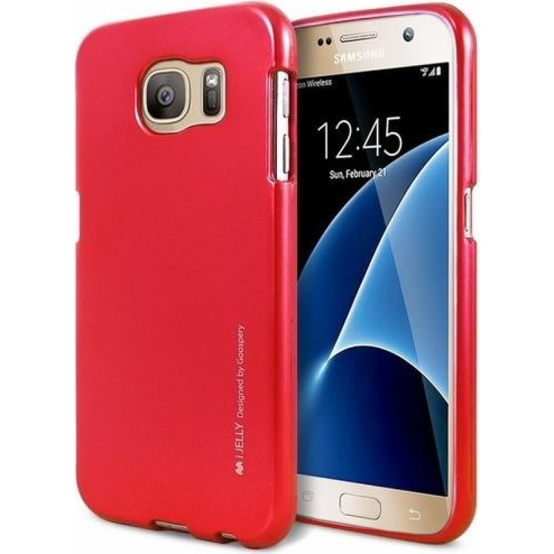 Mercury Goospery Mercury Etui I-Jelly A320 Galaxy A3 2017 red