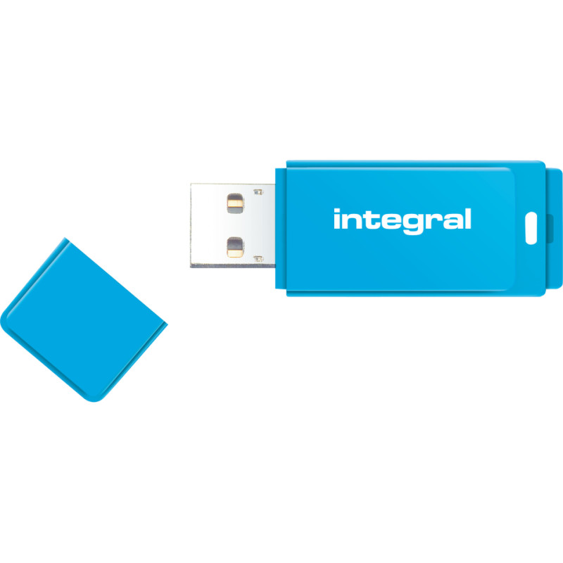 Integral INFD64GBNEONB USB atmintukas 64 GB USB A tipo 2.0 Mėlyna