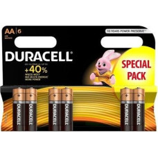 Duracell Battery AA / R6 6 pcs.