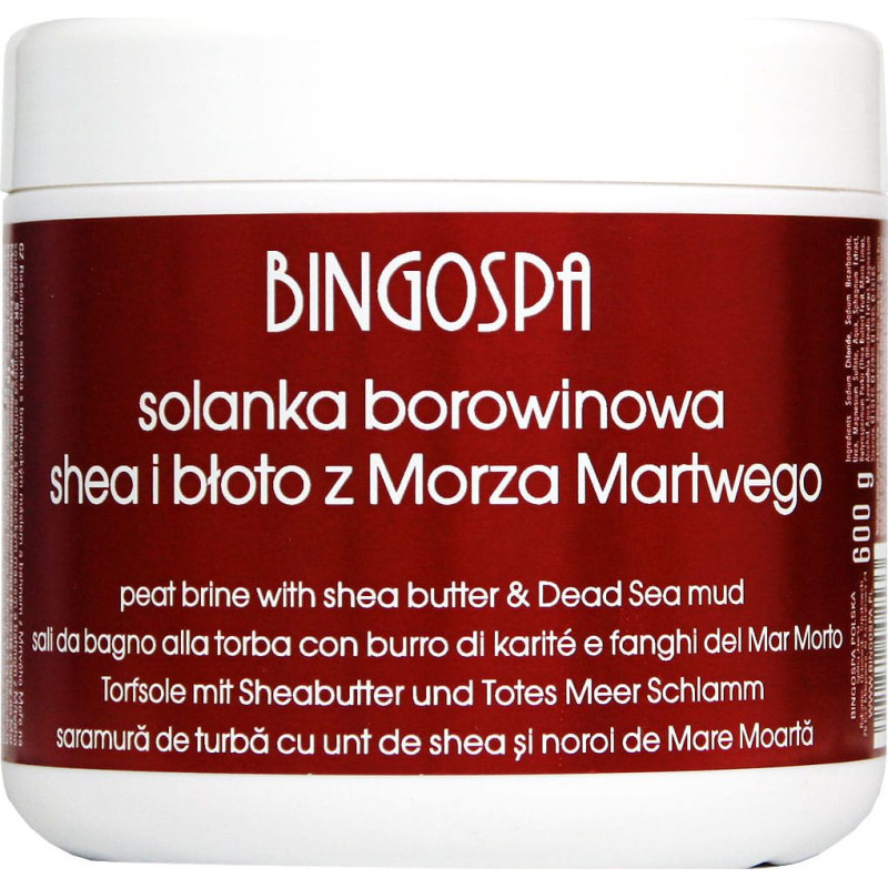 Bingospa Solanka borowinowa z masłem shea i błotem z Morza Martwego