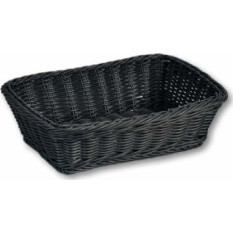 Kesper Fruit and bread basket, black, oval