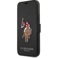 U.s. Polo Assn US Polo USFLBKP12LPUGFLBK iPhone 12 Pro Max 6.7" black/black book Polo Embroidery Collection