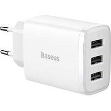 Baseus Charger Baseus CCXJ020102 3x USB-A 3.4 A (BSU3406WHT)
