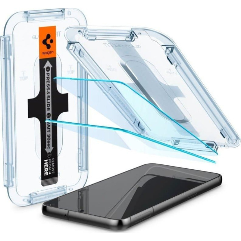 Spigen Spigen Glas.TR EZ Fit - Hardened glass 2 pcs for Samsung Galaxy S23+ (Transparent)