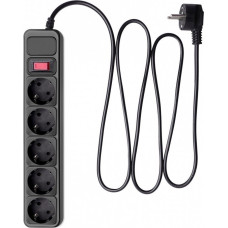 Akyga Power strip Akyga Overvoltage control panel Akyga AK-SP-06A 5 CEE 7/3 sockets (Type F) 1.8 m