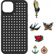 Pinit Zestaw Etui Pinit Dynamic + Tattoo Pin iPhone 14 6.1" czarny/black wzór 2