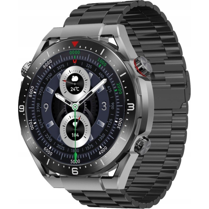 Maxcom Smartwatch Maxcom Smartwatch Maxcom EcoWatch 1 400mAh 1,52" IP67 Rozmowy Trzy paski Czarny