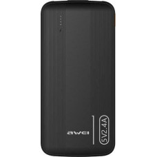 Awei Powerbank Awei Powerbank Awei P20K 10000mAh 2xUSB 2,4A czarny