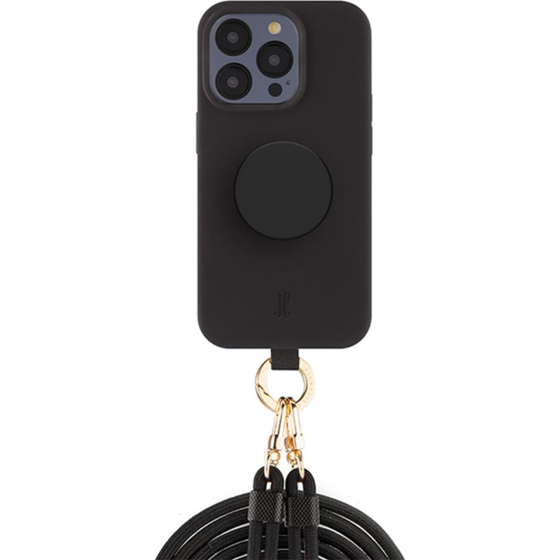 Just Elegance Etui JE 3in1 PopGrip iPhone 15 Pro 6.1" czarny/black 30485 (Just Elegance)