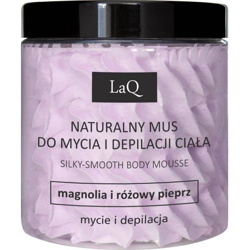 LAQ LaQ Kicia Magnolia mus do mycia i depilacji ciała Magnolia i Różowy Pieprz 250ml