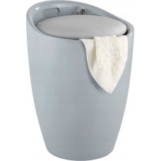 Wenko Pufa CANDY GREY - kosz na pranie, 2 w 1 , WENKO