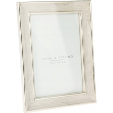 Home Styling Collection Ramka Home Styling Collection Ramka na zdjęcie, imitacja bielonego drewna, 14 x 19 cm