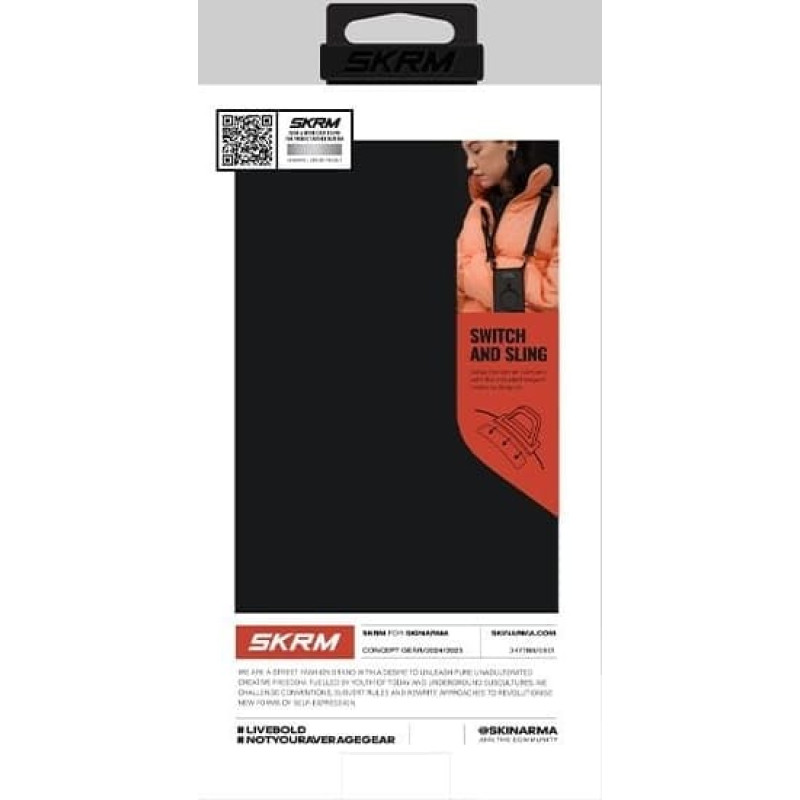 Skinarma etui Saido iPhone 16 Plus 6.7"   Magnetic Charging przezroczysty/clear