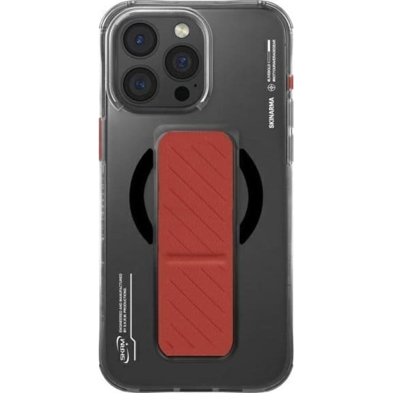 Skinarma etui Axon iPhone 16 Pro 6.3"     Magnetic Charging + Grip Stand czarny/black
