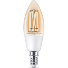 Philips Skaidri žvakės formos volframinė lemputė 4,9 W (ekv. 40 W) C35 E14