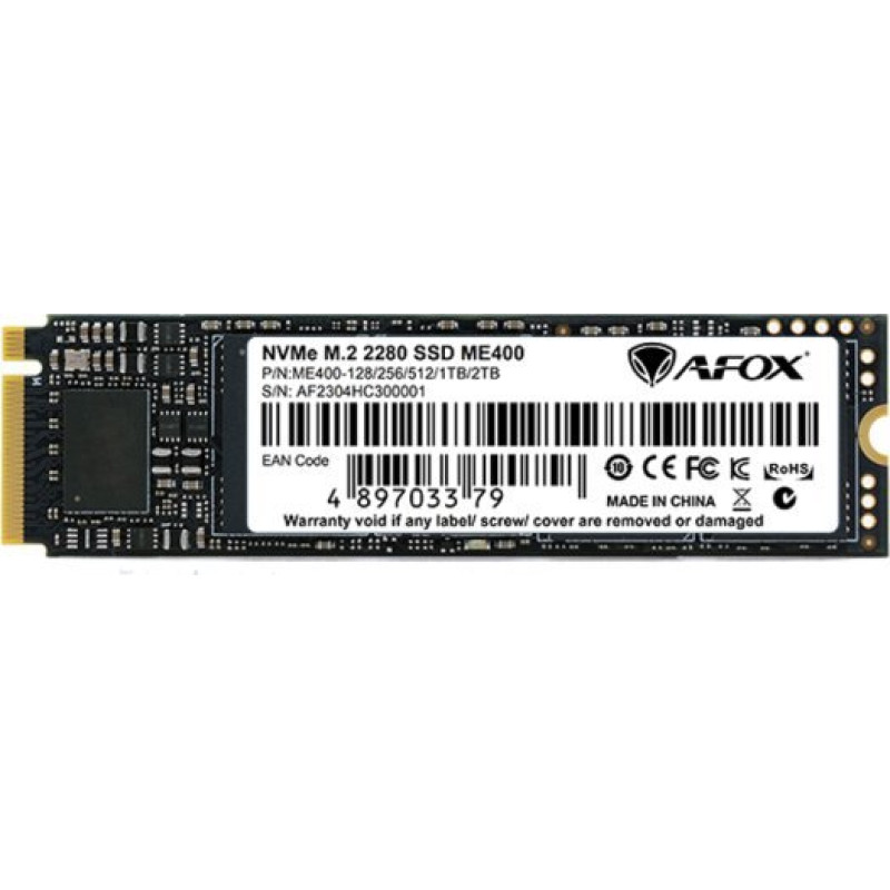 Afox Dysk SSD AFOX ME400 1TB M.2 2280 PCI-E x4 Gen4 NVMe (ME400-1024GN)