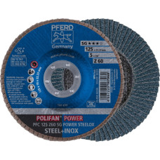 Pferd Lapelinis šlifavimo diskas SG POWER STEELOX 125mm Z60 PFC, Pferd