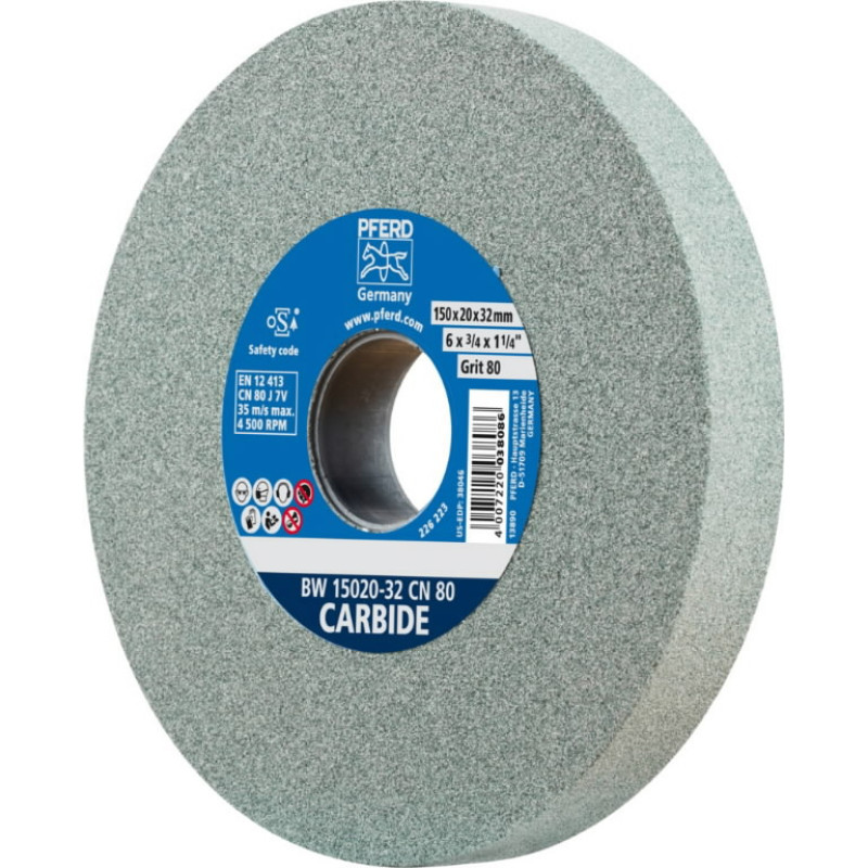 Pferd Šlifavimo diskas 150x20/32mm CN 80 BW Carbide, Pferd