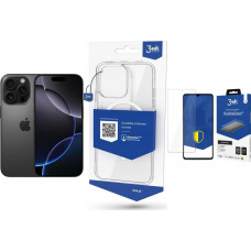 Apple Smartfon Apple iPhone 16 Pro 128GB Black Titanium (MYND3) + FlexibleGlass + Etui MagCase