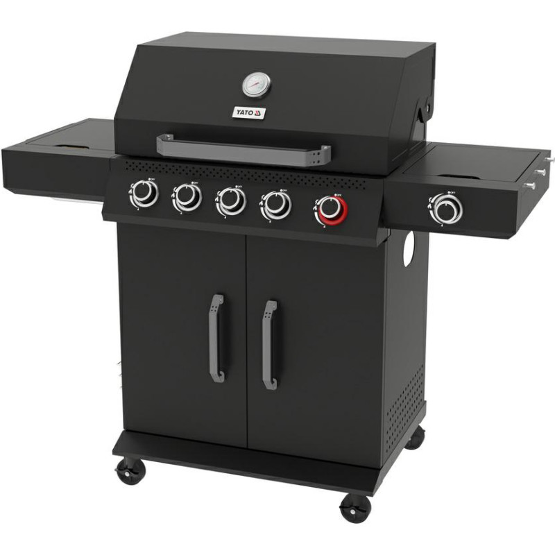 Yato GRILL GAZOWY YAO 5+1 19KW CZARNY
