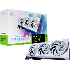 MSI GeForce RTX 5070 12G GAMING TRIO OC WHITE, graphics card DLSS 4, 3x DisplayPort, 1x HDMI 2.1