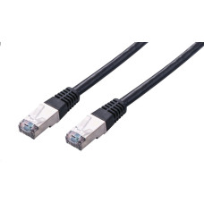 C-Tech C-TECH kabel patchcord Cat5e, FTP, černý, 0,25m