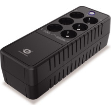Conceptronic ZEUS09E nepertraukiamo maitinimo resursai (UPS) Budėjimo režimas (neprisijungus) 0,85 kVA 490 W 6 AC išvestis(ys / čių)
