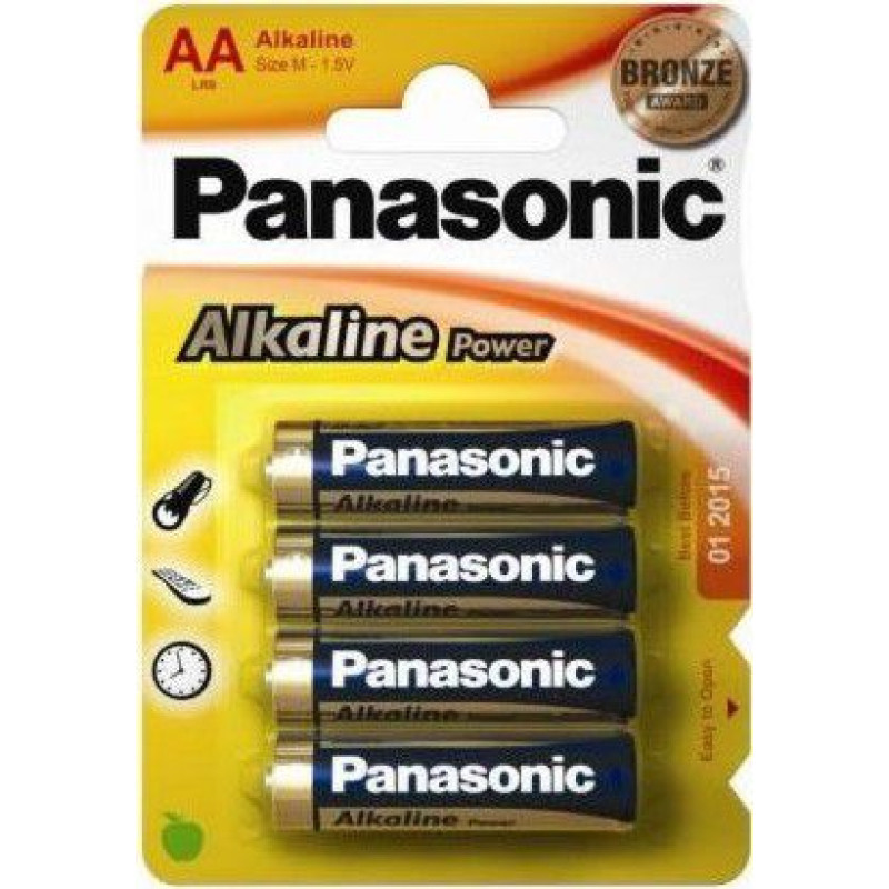 Panasonic Battery Power AA / R6 4 pcs.
