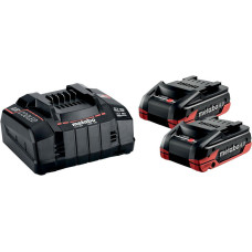 Metabo AKUMULATOR 18V  4,0Ah LIHD XTREME 2szt. + ŁADOWARKA ASC 290