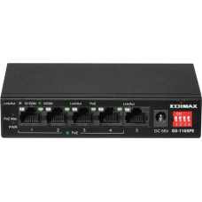 Edimax Switch niezarządzalny Edimax GS-1105PE 4x GbE PoE + 1x GbE Port