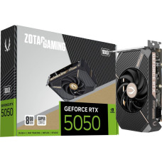 Zotac GeForce RTX 5050 SOLO 8GB, graphics card DLSS 4, 3x DisplayPort, 1x HDMI 2.1