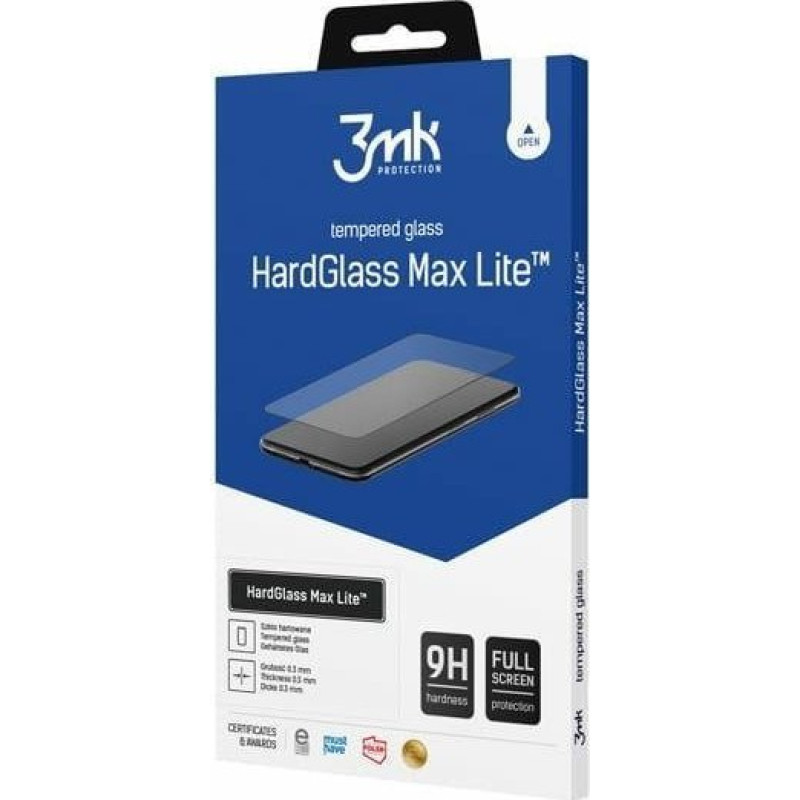 3MK HardGlass Max Lite Samsung Galaxy S23+ Plus black