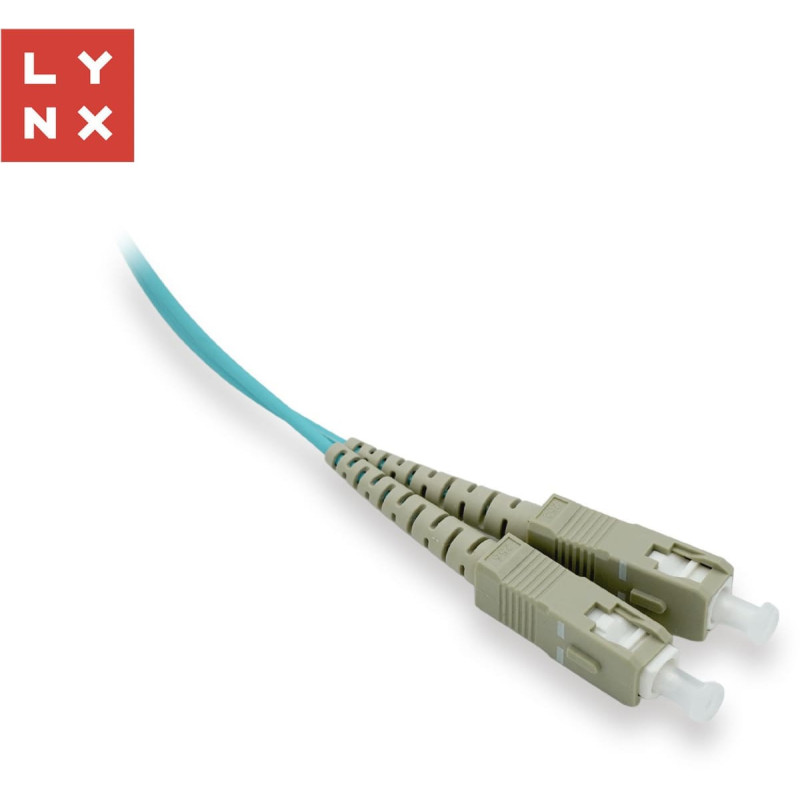 Lynx Cs LYNX duplexní patch kabel MM, OM3, SC/SC, 50/125µm, 3m