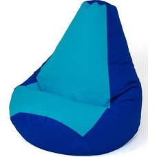 Go Gift Pufa worek sako GRUSZA granatowy-niebieski XL 130x90