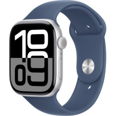 Apple Smartwatch Apple Watch 10 GPS 42mm Silver Alu M/L Niebieski (MWWC3)