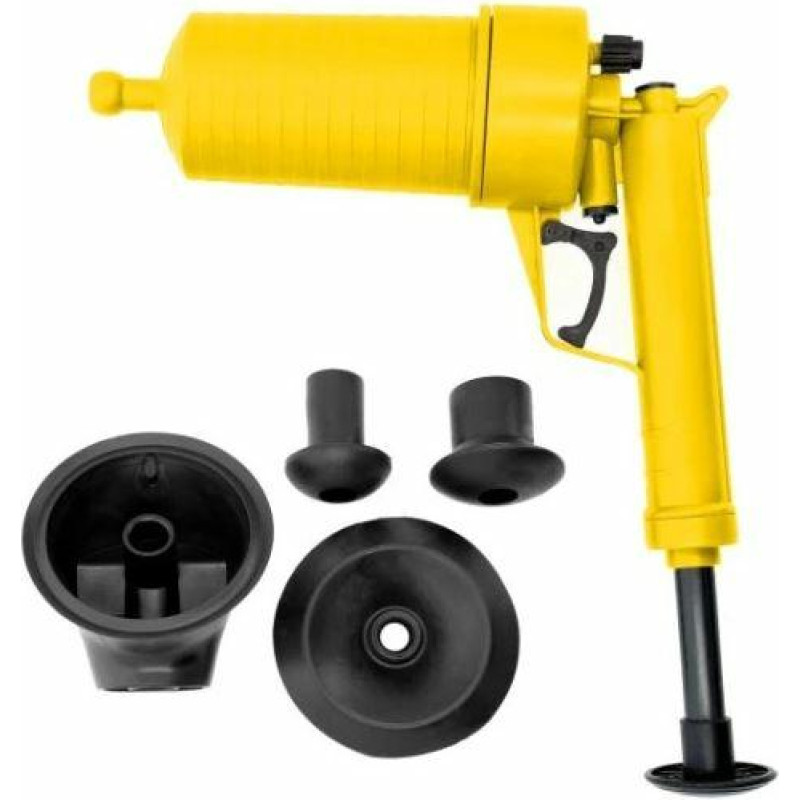 Drel PRZEPYCHACZ DO CZYSZCZENIA ODPŁYWU MECHANICZNY +CZTERY ADPATERY