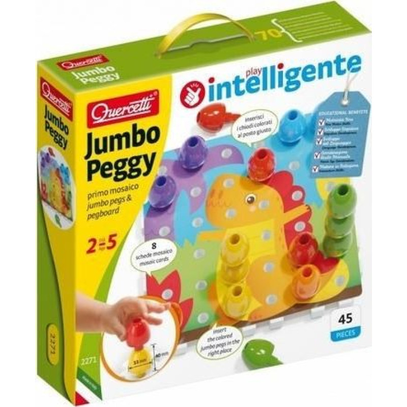 Quercetti Układanka Jumbo Peggy