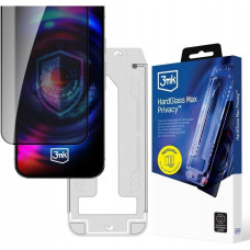 3MK Szkło hartowane 3MK HardGlass Max        Privacy z aplikatorem do Apple iPhone 15 Pro