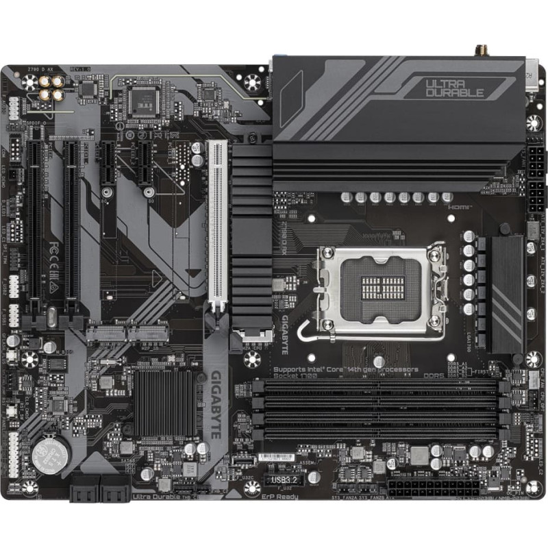 Gigabyte Mainboard|GIGABYTE|Intel Z790|LGA1700|ATX|Memory DDR5|Memory slots 4|Z790DAX1.1