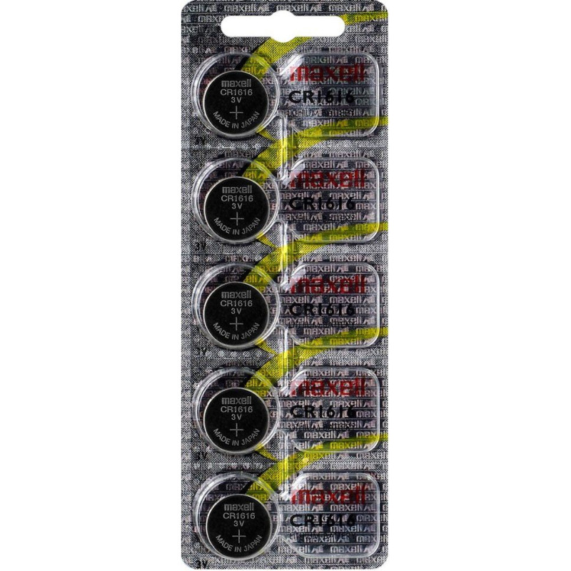 Maxell CR1616 battery 5 pcs.